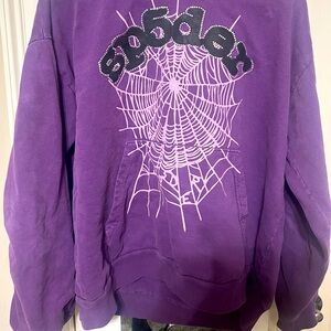 Purple Sp5der Worldwide Hoodie